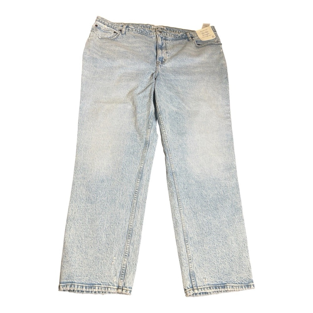 Abercrombie & Fitch Jeans Womens 90s Straight Ultra High Rise Size 35x31 NWT